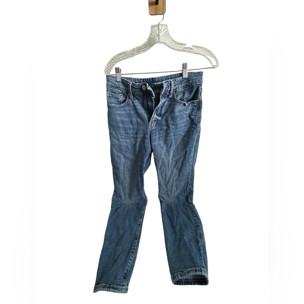 Old Navy High Rice  Straight Jeans 4